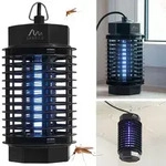 UV-Insektenvernichter 800-1000V: bis 50m2, schwarz - Effektiver Insektenschutz...