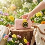 Denver DenverFantastische Kinderkamera Rosa mit Flip-Objektiv f&uuml;r perfekte Selfies: