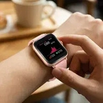 Denver DenverBluetooth Smartwatch 1,44": Fitness-Tracker mit Herzfrequenz-Messung,