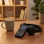 MP4-Player mit 4 GB integriertem Speicher & MicroSD-Kartensteckplatz - tauchen Sie in