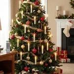 20 kabellose LED-Weihnachtsbaum-Kerzen - Dimmbar & Flacker-Effekt - Inkl.