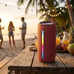 Denver DenverPortabler Mini Bluetooth-Lautsprecher, bordeaux - Geniessen Sie Ihre
