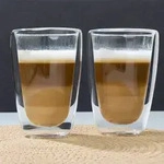 Hi HiPremium Borosilikatglas Latte Maccato Gl&auml;ser, 2er-Set, 400ml -...