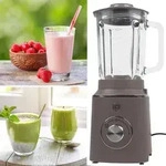 Design-Standmixer mit Glasbeh&auml;lter, trendiges taupe, 1,5L - starke 1000W,