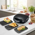 Melissa Melissa3in1 Multifunktions-Grill - Sandwichmaker, Waffeleisen und