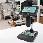 Digitales Mikroskop Pro - 4,3" IPS-Display - 50x Vergr&ouml;sserung - PC-Anschluss, Akku,