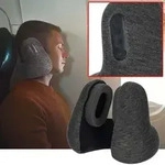 Ergonomisches Reisekissen mit Bluetooth 5.3 Kopfh&ouml;rern aus Memory-Schaum &ndash;