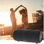 Bluetooth Lautsprecher 40W: LED, Stossfest & IPX6 wasserdicht, schwarz - Kraftvoller