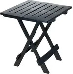 Mobiler Camping-Klapptisch, 43x45x50 cm, schwarz &ndash; Leicht & transportabel, idealer