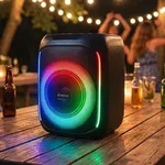 Dynamischer Bluetooth-Partylautsprecher mit 6,5-Zoll-Tieft&ouml;ner f&uuml;r kraftvollen Bass