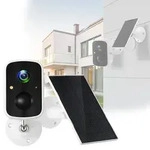 Autarke Solar WiFi &Uuml;berwachungskamera: Full-HD, Nachtsicht, IP65, Bewegungsmelder,
