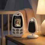Video-Babyphone mit Nachtsicht: 2 Zoll Monitor, sichere &Uuml;berwachung &ndash; Ein klarer