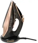 Kabelloses Dampfb&uuml;geleisen 2200W &ndash; Keramik-B&uuml;gelsohle kratzfest, schwarz-kupfer