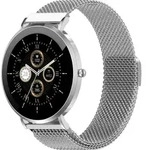 Bluetooth Smartwatch Silber, 1.32" Amoled Display: IP68 Wasserfest,