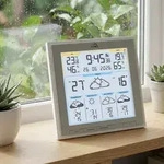 Profi WLAN Funk-Wetterstation mit Wetter.com Vorhersage & TFA.me, Warnfunktion,