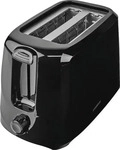Melissa MelissaToaster 2 Schlitze in Schwarz - Moderner 700W Design Toaster mit...