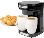 Kompakte Filter-Kaffeemaschine mit Abschalt-Automatik, inkl. 2 Tassen &ndash; ideal...