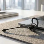 Flexibles In-Ear Headset mit abnehmbarem Ohrb&uuml;gel: Sicherer Halt & bequemer