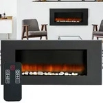 Luxuri&ouml;se Wandheizung 2000W &ndash; Eleganter elektrischer Kaminofen f&uuml;r Wohnzimmer &