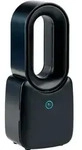Mobiler Rotorloser Tischventilator (Schwarz) mit LED Licht & Akku: Sicher,...