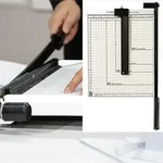 Pr&auml;zise Papier-Schneidemaschine f&uuml;r DIN A4, Fotos, Visitenkarten. Exakte Schnitte,
