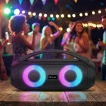 Bluetooth Party-Lautsprecher mit 2x200W Max Leistung - IPX4 Spritzwasserschutz - RGB