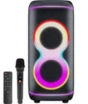Leistungsstarker Bluetooth Partylautsprecher mit 100W RMS, TWS, LED Lichtshow,