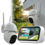 Profi Mini &Uuml;berwachungskamera-Set: Scharfe 3MP HD Aussen-Kamera mit
