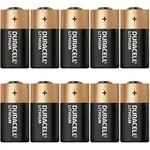 Duracell Lithium-Batterie CR123A - 10er-Pack f&uuml;r Kameras, Alarmanlagen, Rauchmelder,