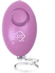 Personenalarm inkl. LED-Licht 120dB Pink - Schriller Alarmton & helles Blinklicht