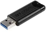 Verbatim PinStripe USB-Stick 3.0 256GB - Ultraschneller Speicher f&uuml;r PC, Mac & Handy