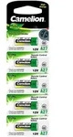 5er-Pack Alkaline-Batterien Typ LR27A - 12V Batterie f&uuml;r Fernbedienungen & Spielzeug