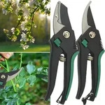 Gartenscheren-Set mit Bypass- & Amboss-Schere - ideal f&uuml;r Blumen, &Auml;ste & Totholz -