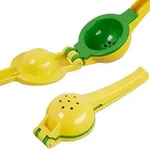 Manuelle 2in1 Zitruspresse f&uuml;r Zitronen & Limetten - 2 Eins&auml;tze - Abwaschbar &