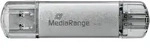 MediaRange MediaRangeHochwertiger USB Speicherstick 64GB - mit USB-C & USB 3.0
