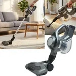 2-in1 Zyklon Akku-Staubsauger, starke 120W, anthrazit - Kabelloser Hand- &