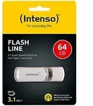 Intenso USB-C-Speicherstick Flash Line 64 GB - Super Speed USB 3.2 Gen.1x1 Type C -