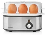 Nedis NedisPr&auml;ziser Edelstahl Eierkocher f&uuml;r 3 Eier (210W, silber) -