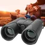 Kompaktes 10x42 Fernglas mit Dachkantprisma & Tasche &ndash; 96m Sichtfeld, schwarz &ndash;