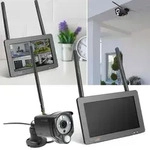 WLAN-Funkkamerasystem mit 7&rsquo;&rsquo; Monitor &ndash; Full-HD-&Uuml;berwachungskamera mit