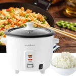 Nedis NedisAutomatischer Reiskocher 0,6 l mit Dampfgarer-Einsatz, 300 W,