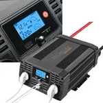 Profi Kfz-Wechselrichter 12V auf 230V mit 2 Steckdosen & USB Quick Charge: Mobile