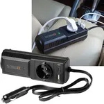 Leistungsstarker Kfz-Wechselrichter 12V auf 230V mit Steckdose & 2 USB-Ports, ideal