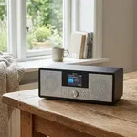 Denver DenverDAB+/FM Musiksystem mit Internetradio, CD-Player, Bluetooth, WLAN, 2x10W