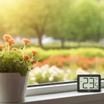 TFA TFADigitales Innen- & Aussen-Thermometer: Pr&auml;zise Messung & einfache Bedienung,
