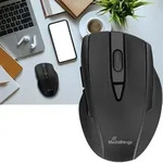 Ergonomische Bluetooth-Maus in Schwarz mit 5 Tasten, pr&auml;zisem optischem Sensor &