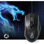 Nedis NedisGaming Maus mit Kabel - 6 Tasten, LED-Beleuchtung & ergonomisches Design -