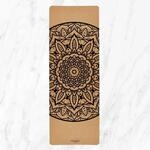 Extra gro&szlig;e Kork-Yogamatte Myga Mandala