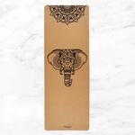 Extra gro&szlig;e Kork-Yogamatte Myga Elefant