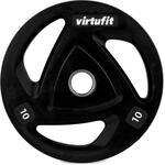 Olympische Krafttrainingsscheibe aus Gummi VirtuFit